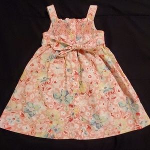 Janie and Jack smocked flower dress 18-24m